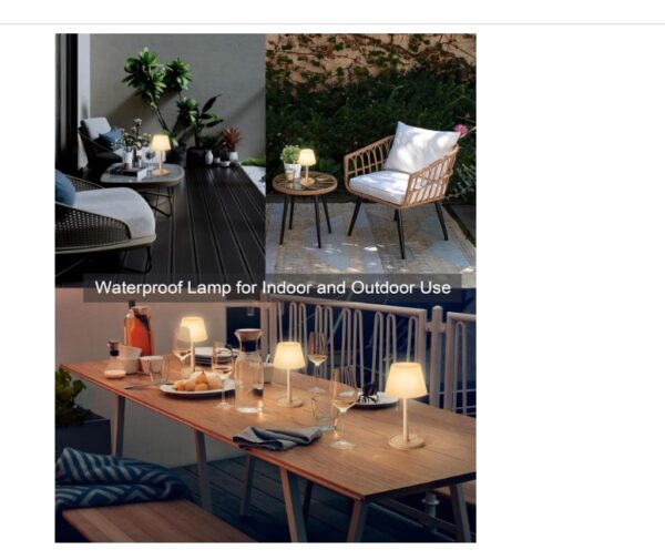 Cordless Table Lamp Rechargeable - Image 2