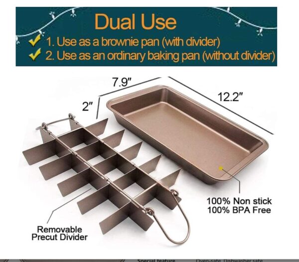 Hniuyun Brownie Pan - Image 2