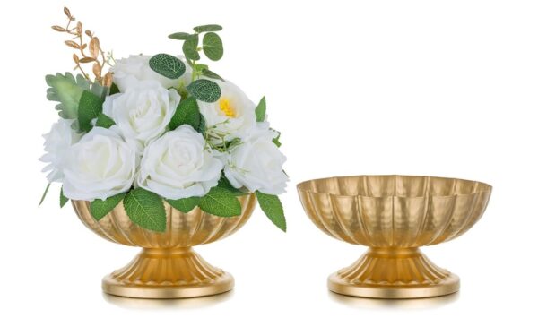 Inweder Metal Flower Vase