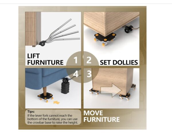 ONEON Furniture Mover Pro Set - Image 3