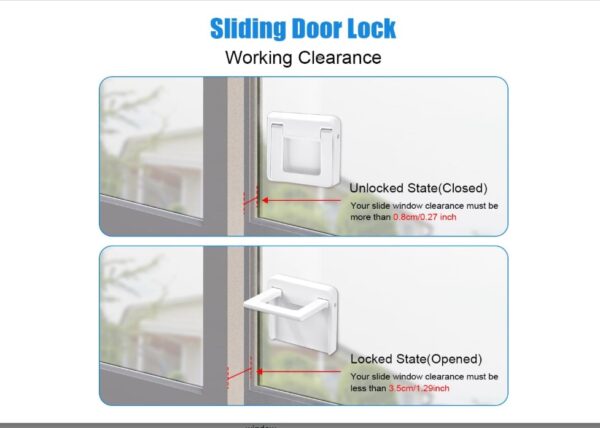 Vicloon Baby Sliding Door Locks - Image 2