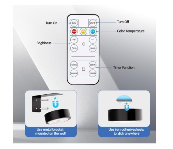 Kouamor 2Pcs Picture Lights for Wall - Image 3