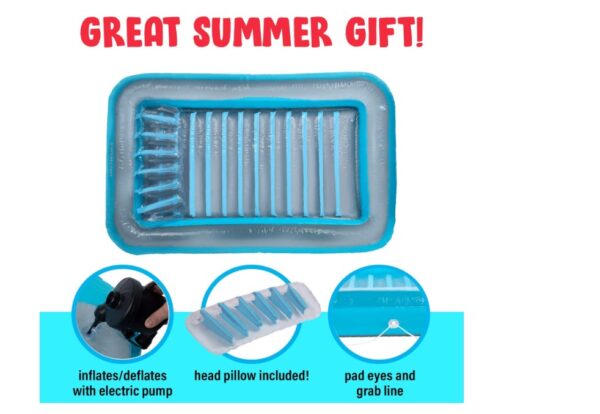 Inflatable Tanning Pool Lounge Float - Image 3