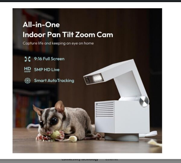 Psync Genie S 5MP Indoor Security Camera - Image 4