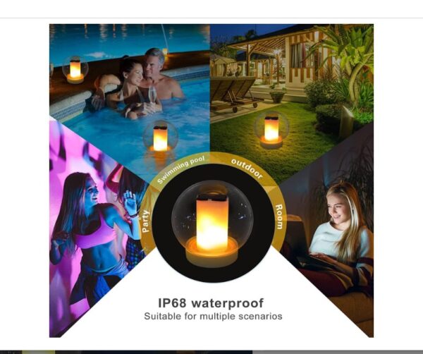 VISOFO Solar Floating Pool Lights - Image 2