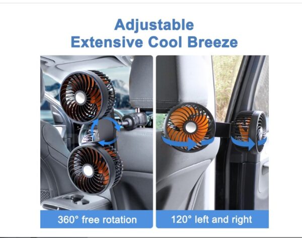 xuenair 24v 12v Car Seat Fan Portable - Image 4