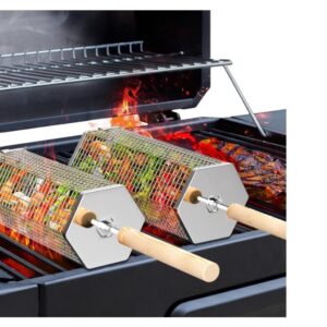 Rolling Grill Basket (Hexagon)