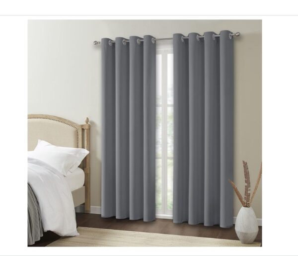 Eyelet Thermal Insulated Curtain - Image 3