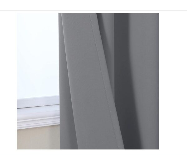 Eyelet Thermal Insulated Curtain - Image 2