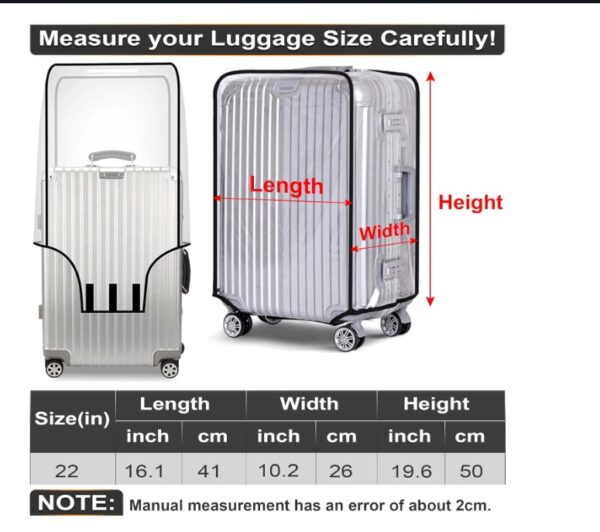 Waterproof PVC Luggage Cover - Image 4