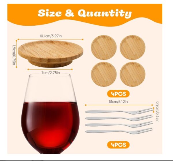 Wine Glass Charcuterie Board Topper - Image 3