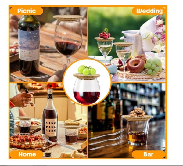 Wine Glass Charcuterie Board Topper - Image 2