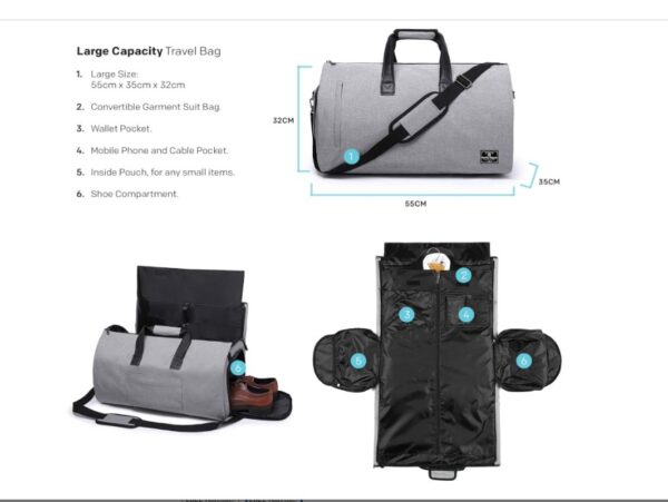 ComfyDegree Travel Garment Storage Bag | - Image 4