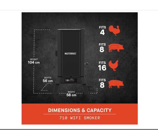 Masterbuilt 710 WiFi Digital Smoker - Image 3