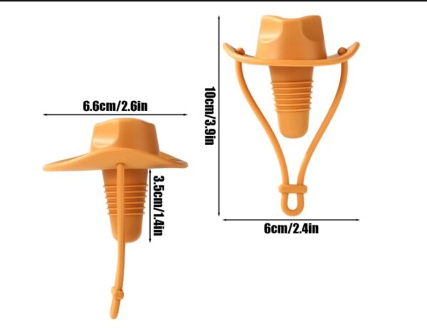 Cowboy Hat Wine Stopper - Image 3