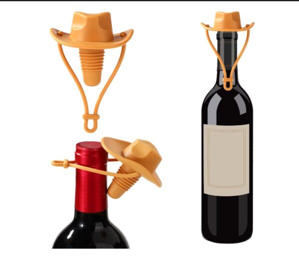 Cowboy Hat Wine Stopper - Image 2