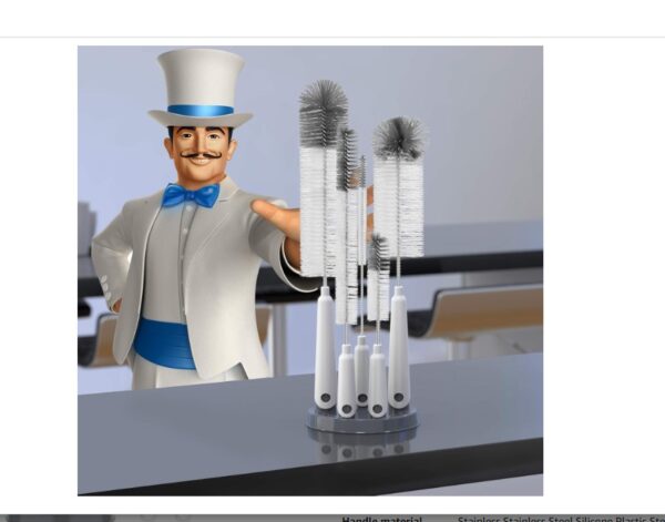 MR.SIGA Bottle Brush Cleaning - Image 3