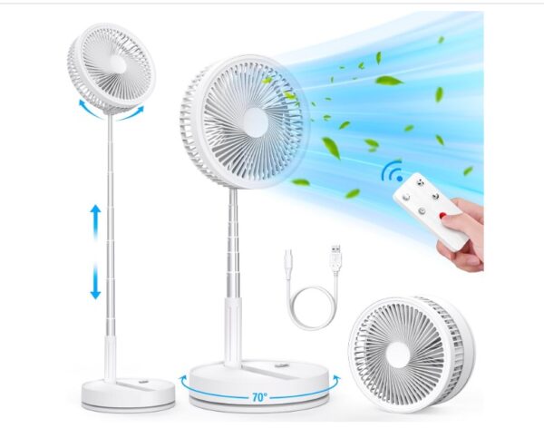 LBSTP Portable Standing Fan with Remote Control