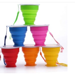 6 Piece Collapsible Silicone Cup