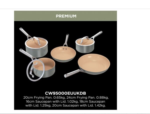 Ninja Extended Life 5-Piece Ceramic Cookware - Image 3