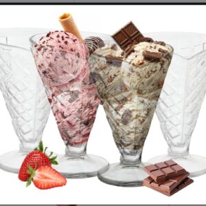 Premier Housewares Tapered Sundae Glasses