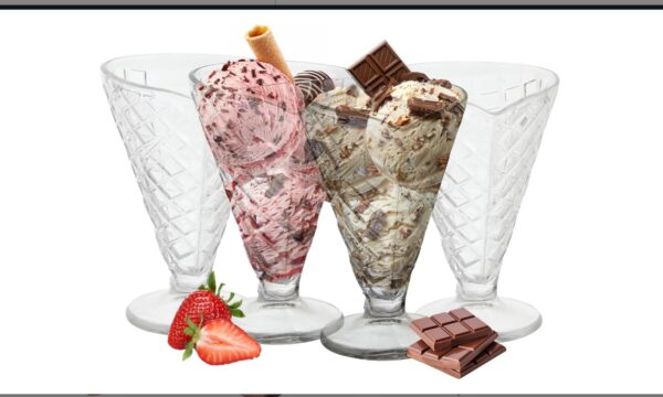 Premier Housewares Tapered Sundae Glasses